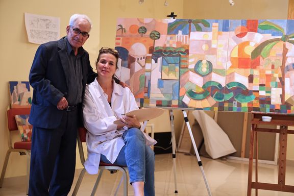 Avec Ridha Laamouri, Commissaire d'exposition